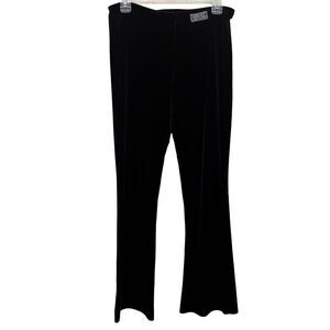 VERSACE Jeans Couture Black Velvet Pants Size M